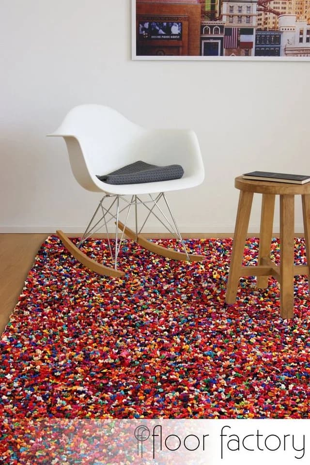 floor factory Teppich Confetti Bunt Handgewebt - Bild 5