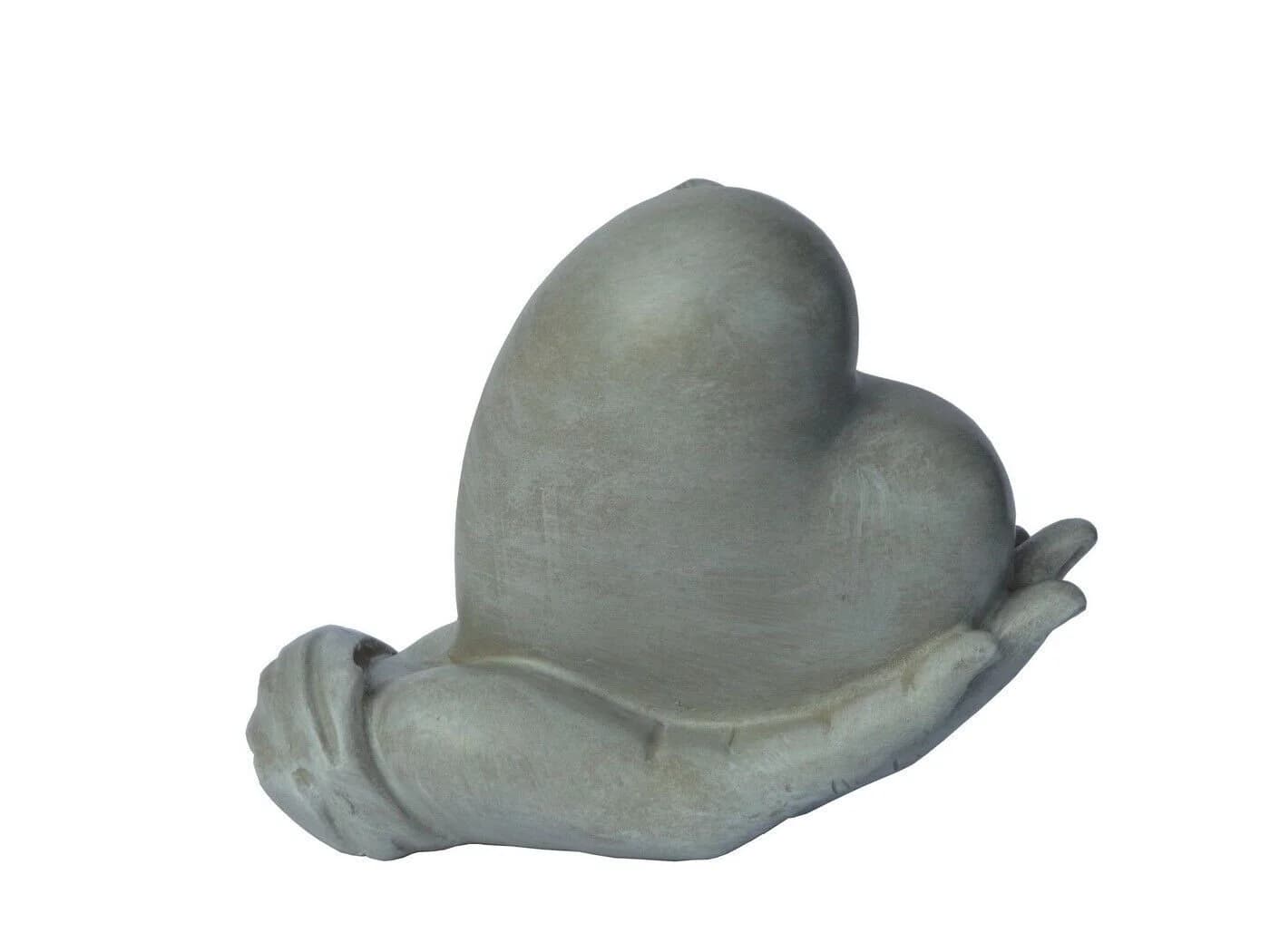 Kaufhaus le petit Dekofigur Grabschmuck Engel Antik-Grau - Bild 3