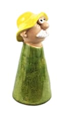Kaufhaus le petit Dekofigur Gartenstecker Mann Opa Keramik Bild 4