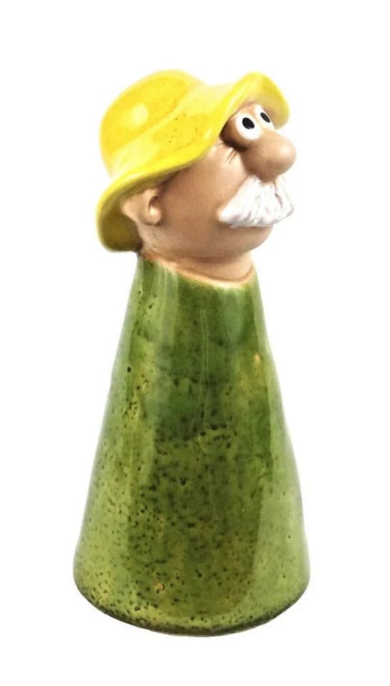 Kaufhaus le petit Dekofigur Gartenstecker Mann Opa Keramik - Bild 4