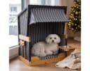 WebaVita Hundestrandkorb Lassie Mini Schwarz-Weiß Bild 4