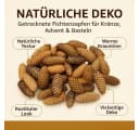 NaDeco Fichtenzapfen Natur 1kg Bastelnaturmaterial Picea Abies Bild 5