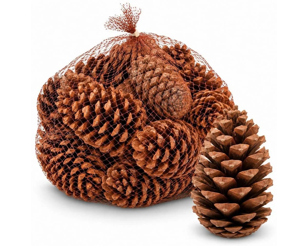 NaDeco Maritima Zapfen 14-18 cm, 20 Stück, Natur Braun - Bild 2