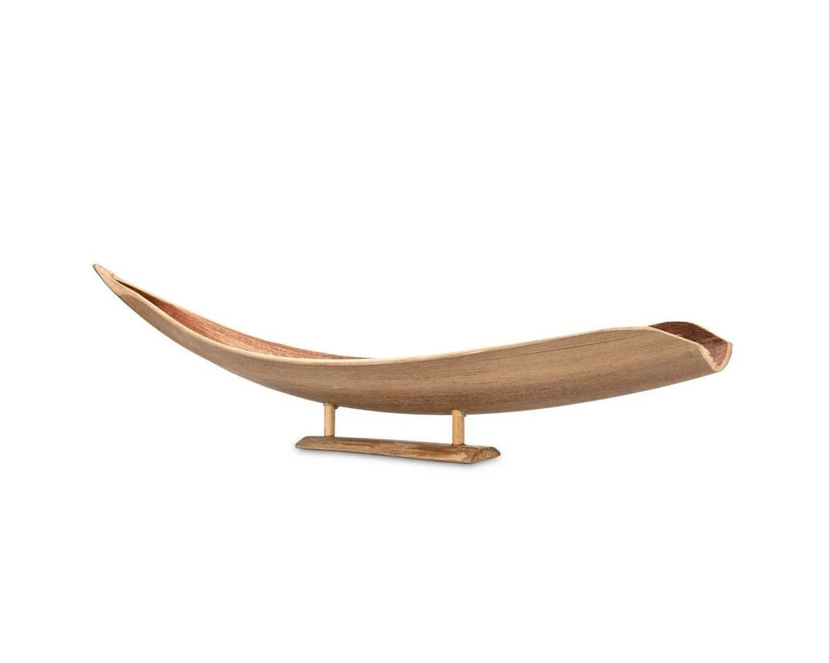NaDeco Dekoschale Kokos Boot Natur mit Standfuß - Bild 4