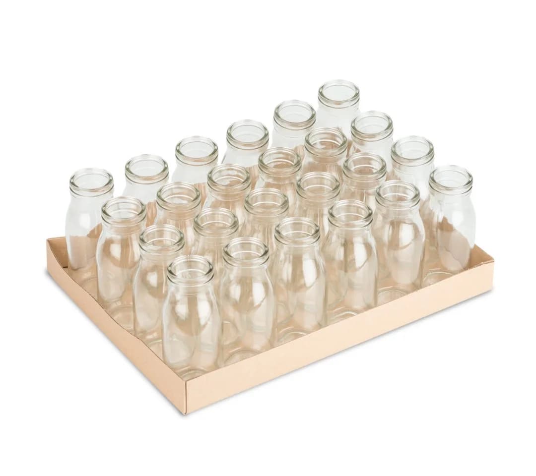 NaDeco Dekovase Glasfläschchen Transparent 24 Stück - Bild 2