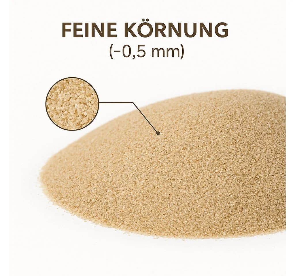 NaDeco Dekosand Natur 1kg – Feiner Bastelsand ca. 0,5mm - Bild 5