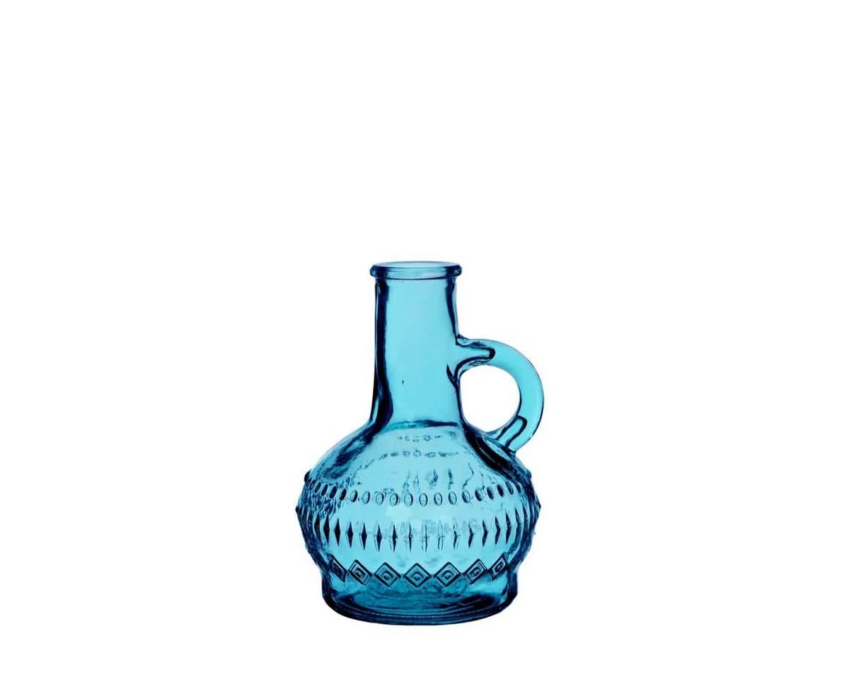 NaDeco Glasvase Lille Blau Klein 10cm