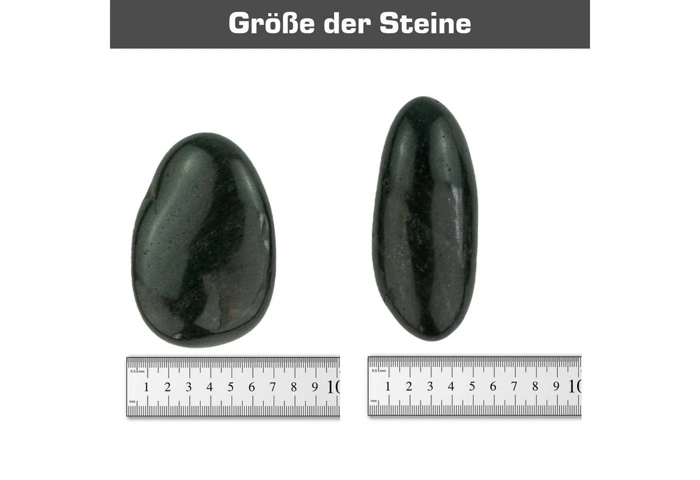 INTERGARDEN Zierkies Schwarz Poliert 20 kg, Kieselsteine Garten 5-8 cm