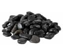 INTERGARDEN Zierkies Schwarz Poliert 20 kg, Kieselsteine Garten 5-8 cm Bild 2