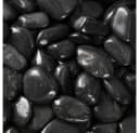 INTERGARDEN Zierkies Schwarz Poliert 20 kg, Kieselsteine Garten 5-8 cm Bild 3