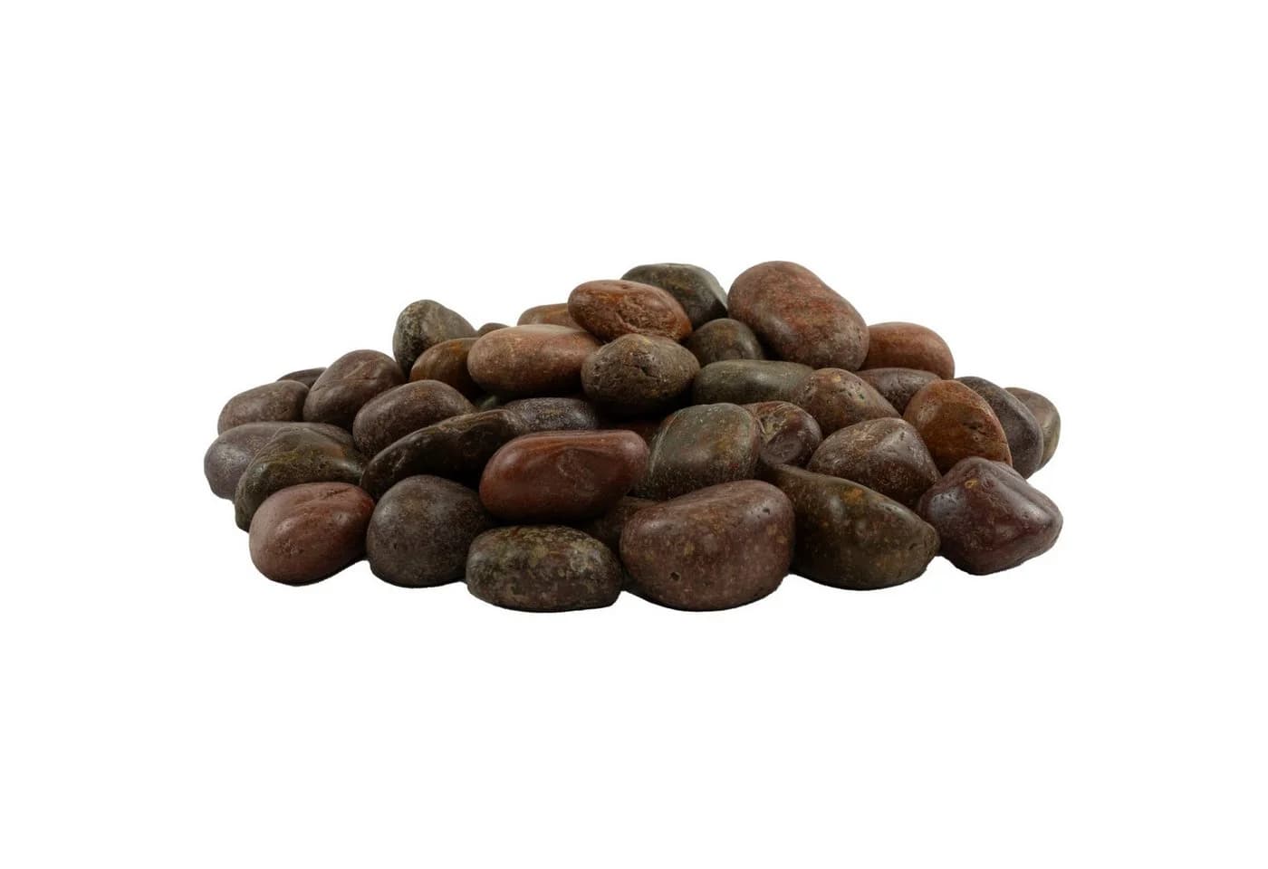 INTERGARDEN Zierkies Dekosteine rot poliert 10 kg, Kieselsteine Garten 2-3 cm - Bild 2