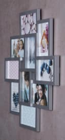 Levandeo® Bilderrahmen Collage Silber 10 Fotos Modern Bild 4