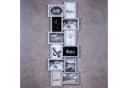 Levandeo® Bilderrahmen Collage Silber für 12 Fotos 3D Optik Bild 1