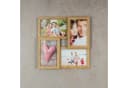 Levandeo® Bilderrahmen Collage Eiche-Optik MDF Holz Bild 1