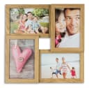 Levandeo® Bilderrahmen Collage Eiche-Optik MDF Holz Bild 2