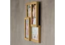 Levandeo® Bilderrahmen Collage Eiche-Optik MDF Holz Bild 4