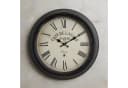 Levandeo® Wanduhr XXL 47cm Metall Paris Café Nostalgie Bild 3