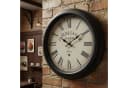 Levandeo® Wanduhr XXL 47cm Metall Paris Café Nostalgie Bild 4