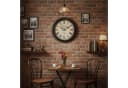 Levandeo® Wanduhr XXL 47cm Metall Paris Café Nostalgie Bild 5