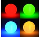 Levandeo® LED Nachttischlampe Kugel 8cm Farbwechsel Stimmungskugel Bild 2