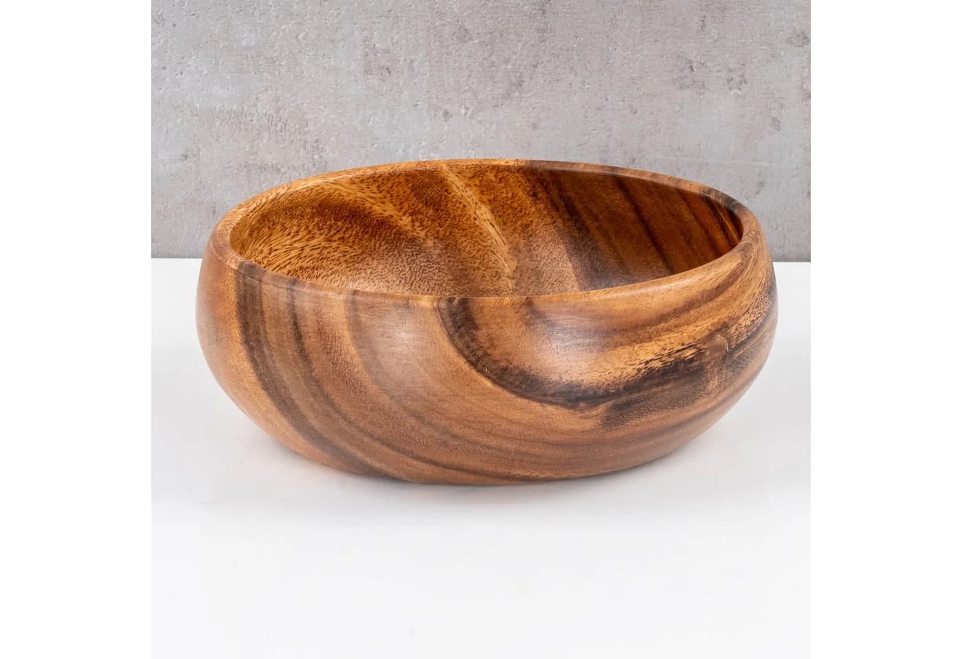 Levandeo® Dekoschale Akazie Rund Braun - Bild 5
