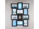 Levandeo® Bilderrahmen Collage Schwarz 12 Bilder 3D Optik Bild 1