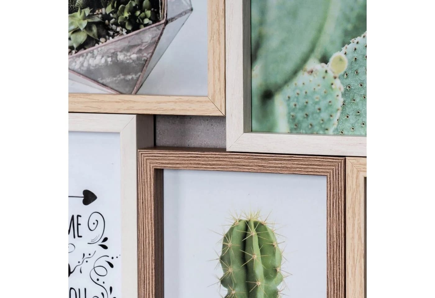Levandeo® Bilderrahmen Collage 10 Fotos 10x15cm Holz - Bild 4