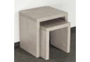 Levandeo® 2er Beistelltisch Set Betonoptik Grau Fertigmontiert Bild 1