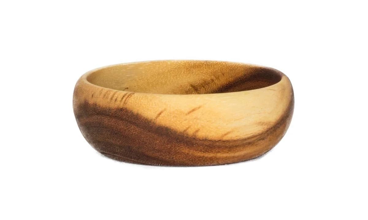 Levandeo® Dekoschale Akazie 15cm Rund Holz Schale