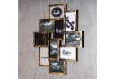 Levandeo® Bilderrahmen Collage 10 Fotos 10x15cm Kupfer Industrial Look Bild 3