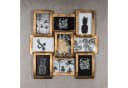 Levandeo® Bilderrahmen Collage 9er Kupfer Schwarz Industrial Look Bild 1