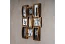 Levandeo® Bilderrahmen Collage 9er Kupfer Schwarz Industrial Look Bild 4