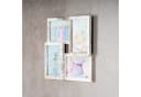 Levandeo® Bilderrahmen Collage 28x28cm 4 Fotos 10x15 Shabby Chic MDF Bild 3
