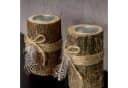 Levandeo® Teelichthalter Holz 2er Set 12cm hoch Bild 4