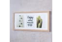 Levandeo® Bilderrahmen 3er Collage Eiche gekälkt MDF Bild 1