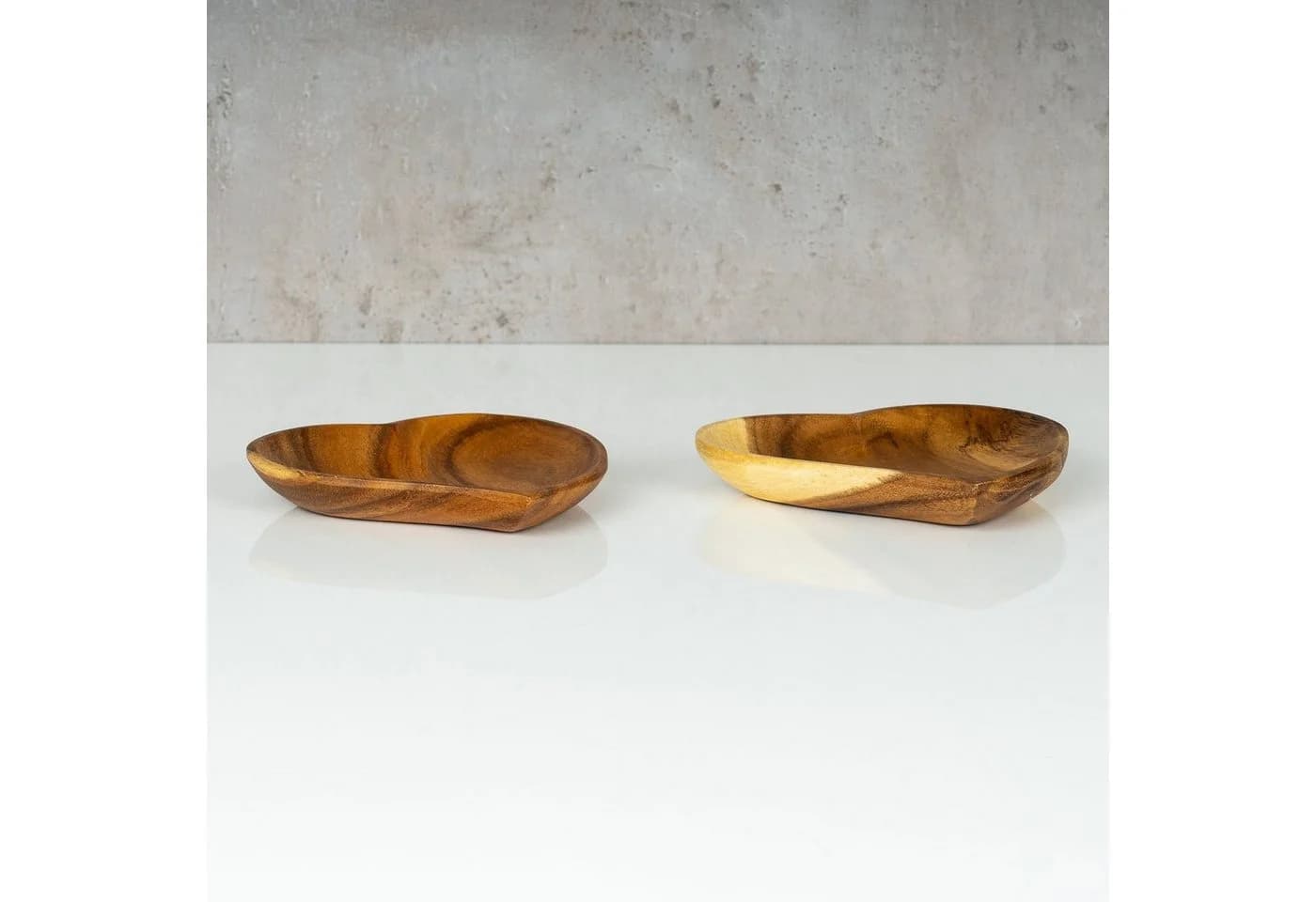 Levandeo® Holzschale Akazie 15cm Herz Design Obstschale - Bild 3