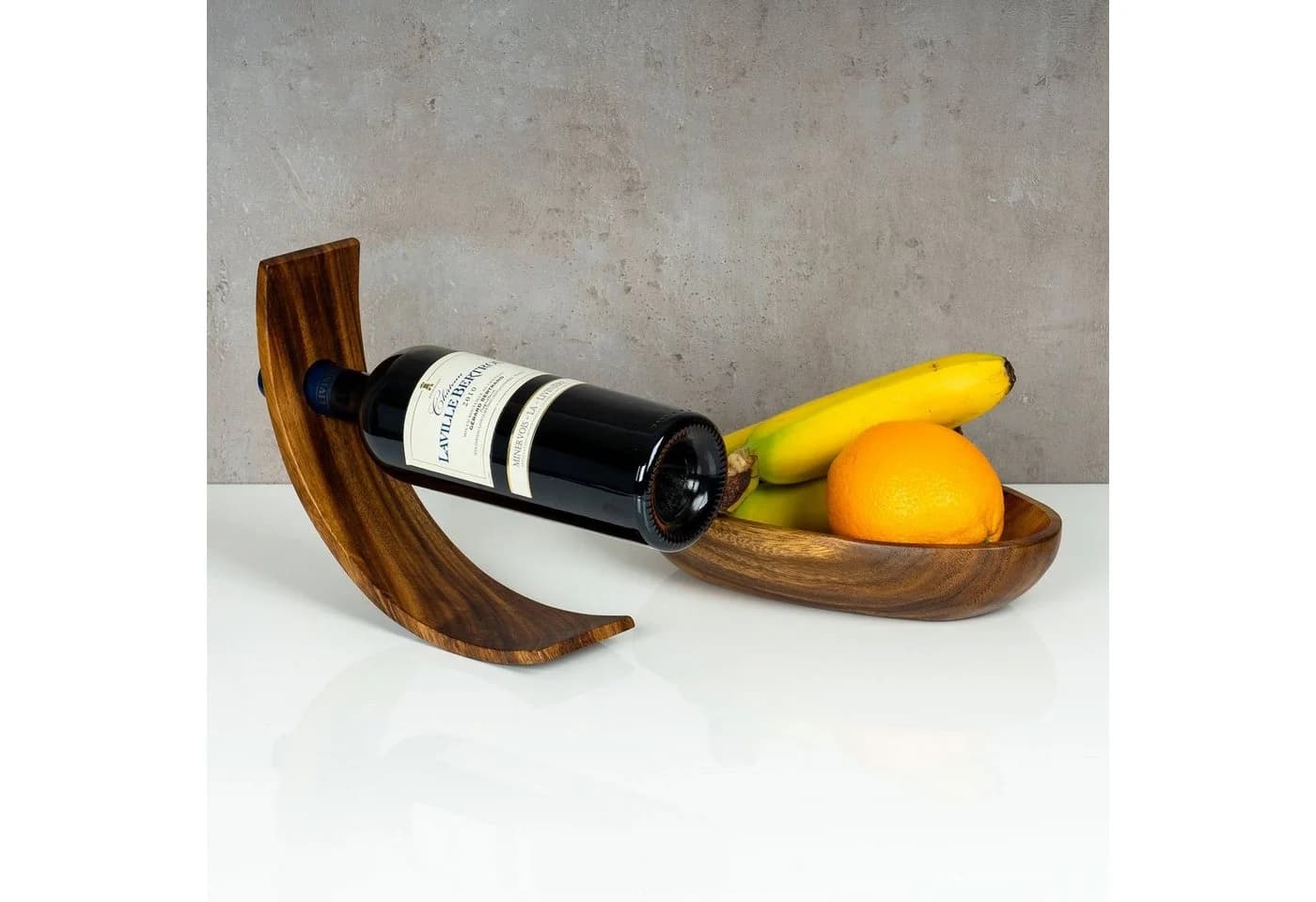 Levandeo® Weinflaschenhalter aus Akazienholz - Bild 5