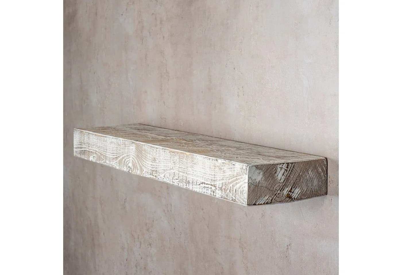 Levandeo® Wandregal Holz Massiv 80x20cm Shabby Chic - Bild 3