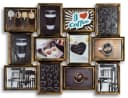 Levandeo Bilderrahmen Collage Kupfer Schwarz 12 Fotos Industrial Look Bild 2