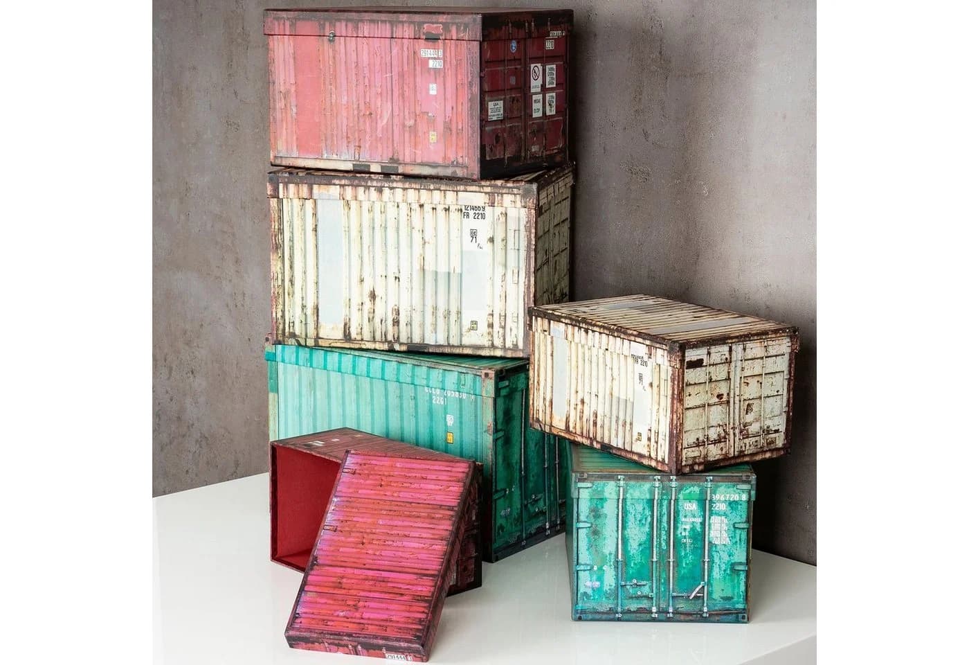 Levandeo® Aufbewahrungsbox 6er Set Boxen Aufbewahrung Geschenkbox Container - Bild 4