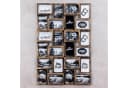 Levandeo® Bilderrahmen Collage Schwarz Kupfer 24 Fotos 10x15cm Bild 1
