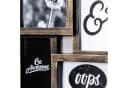 Levandeo® Bilderrahmen Collage Schwarz Kupfer 24 Fotos 10x15cm Bild 4