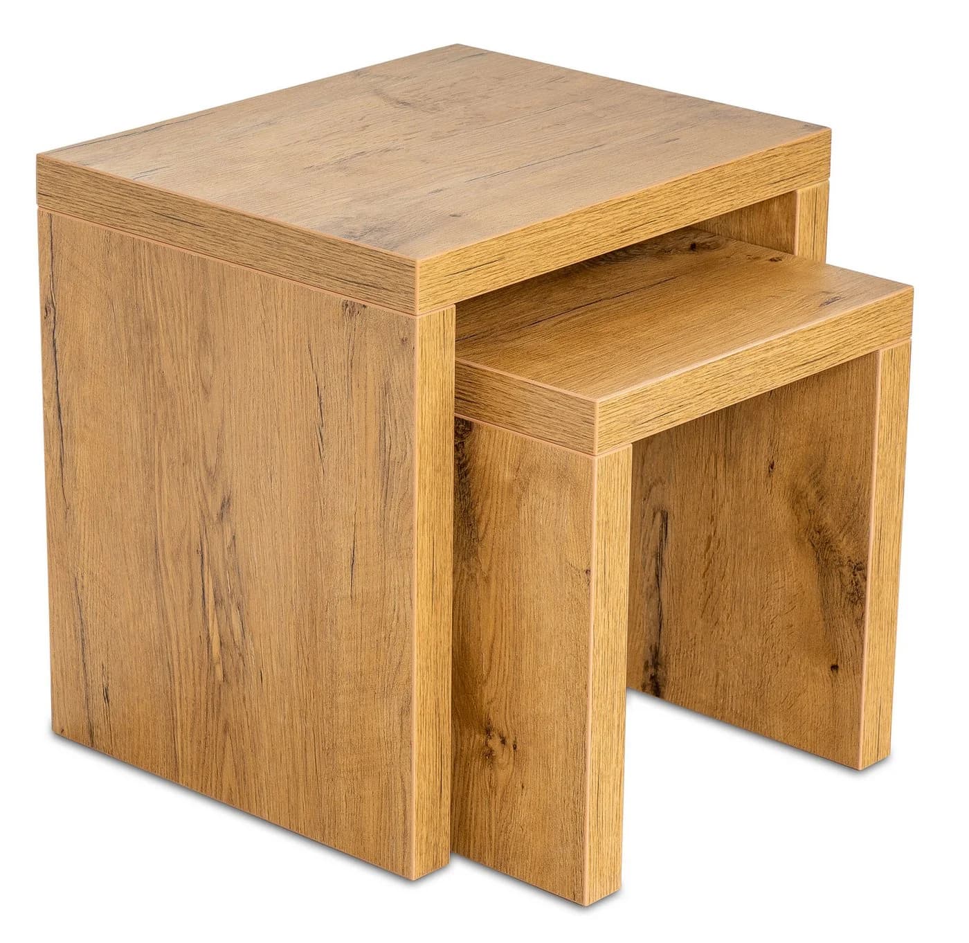 Levandeo® Couchtisch 2-Satztisch Wildeiche - Bild 2