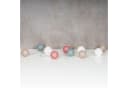 Levandeo Lichterkette 10er LED Kugeln Rosa Blau Baumwolle Bild 5