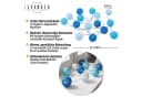 Levandeo® Lichterkette 15er LED Kugeln Baumwolle Blau Bild 3