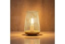Levandeo® Nachttischlampe Industrial Weiß Metall Holz Bild 4