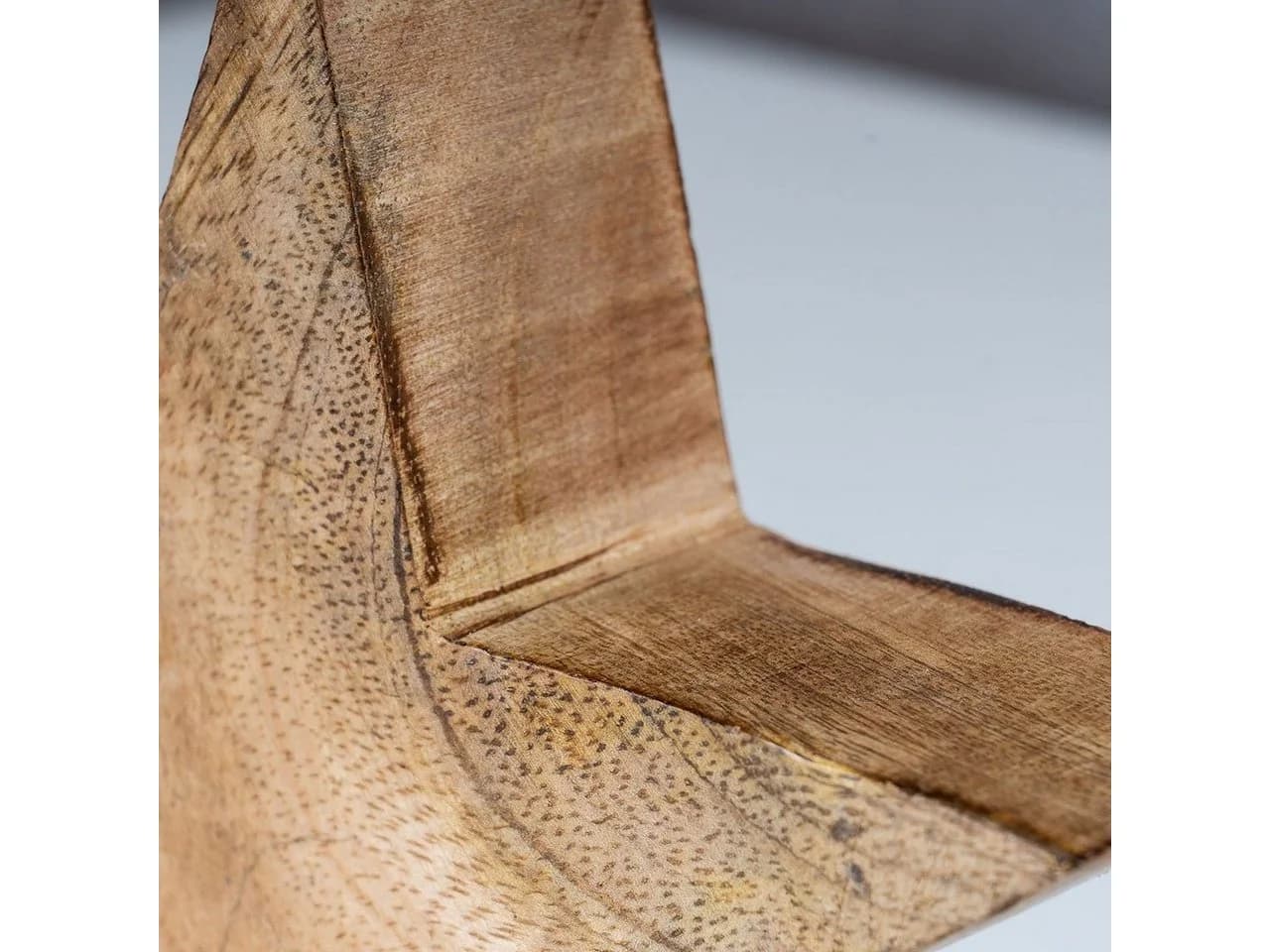 Levandeo Dekoobjekt Stern Mangoholz Braun Natur 10cm - Bild 5