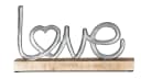 Levandeo® Deko-Schriftzug Love Mango Holz Metall Bild 2
