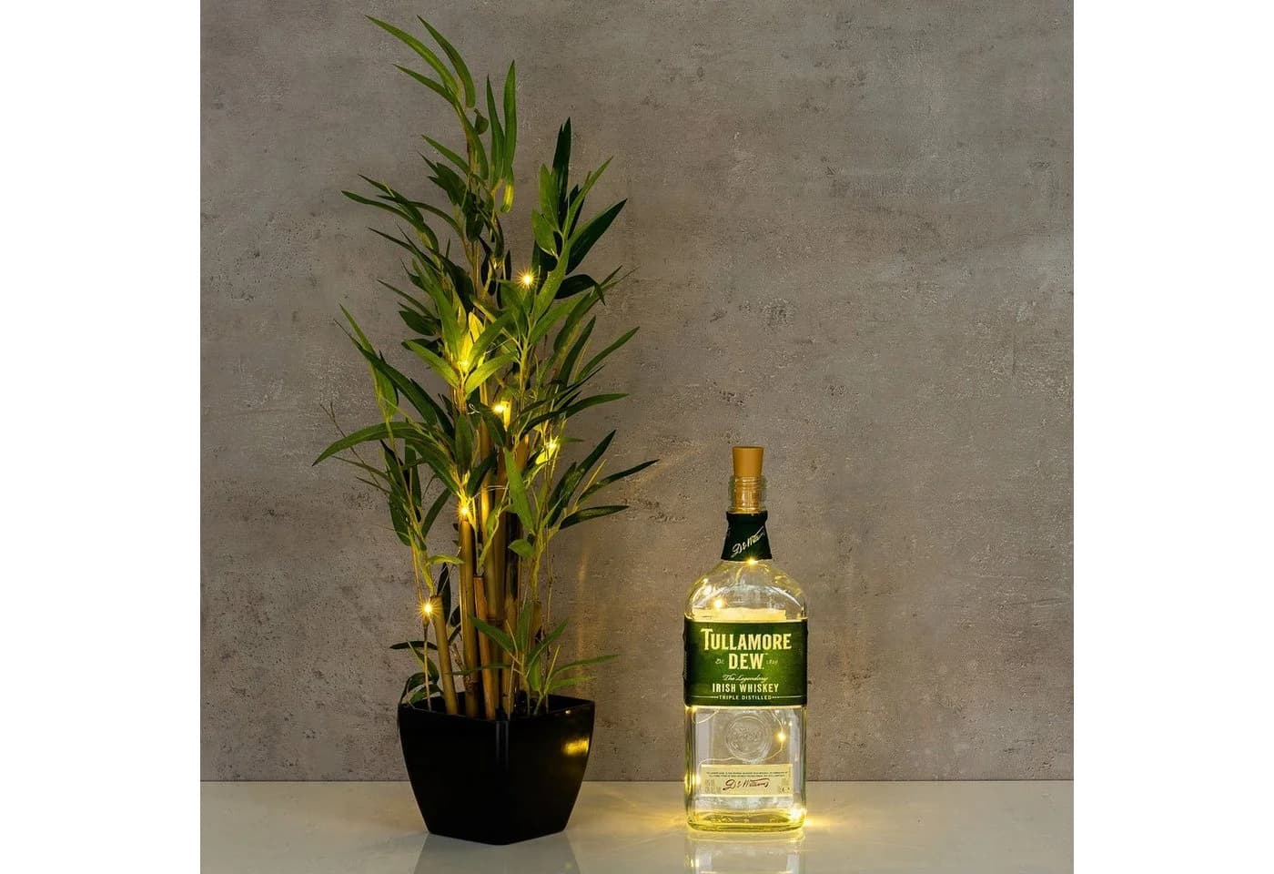 Levandeo® Lichterkette Flaschenkorken 8 LED warmweiß
