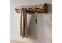 Levandeo® Garderobe Holz Teak Wanddeko 50cm Bild 2